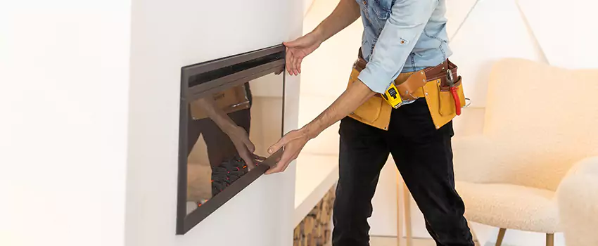Metal Fireplace Installation in Aspen Hill, Maryland