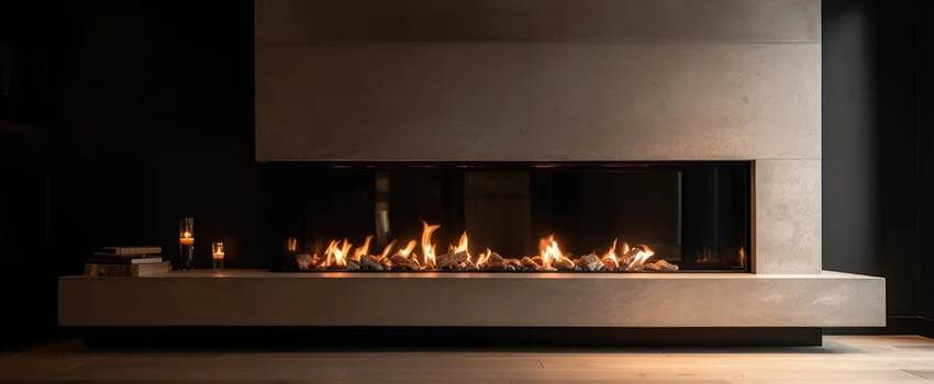 Gas Fireplace Ember Bed Design Services in Aspen Hill, Maryland
