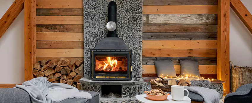 Thelin Hearth Products Direct Vent Gas Stove Fireplace Inspection in Aspen Hill, Maryland